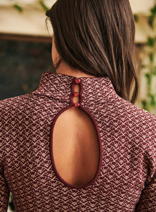 Pull Mila - Aubergine