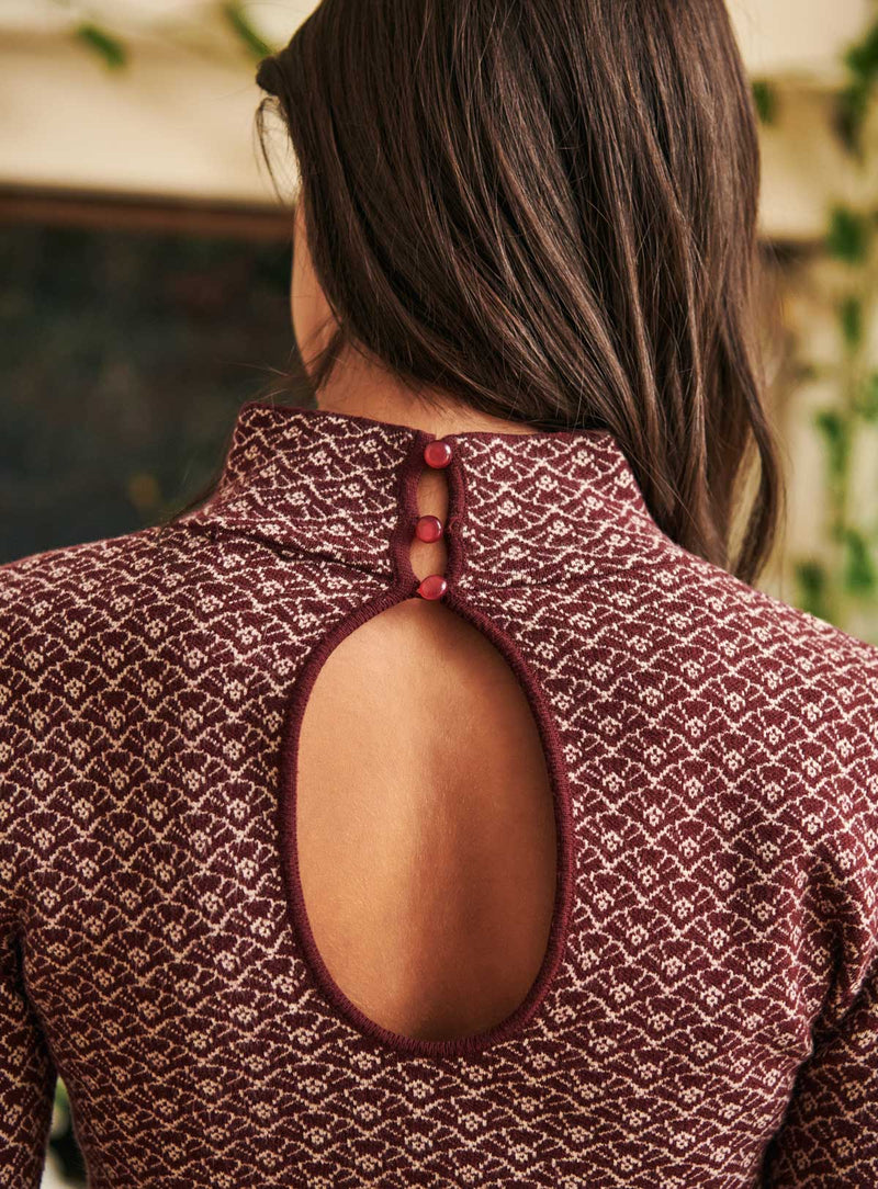 Pull Mila - Aubergine