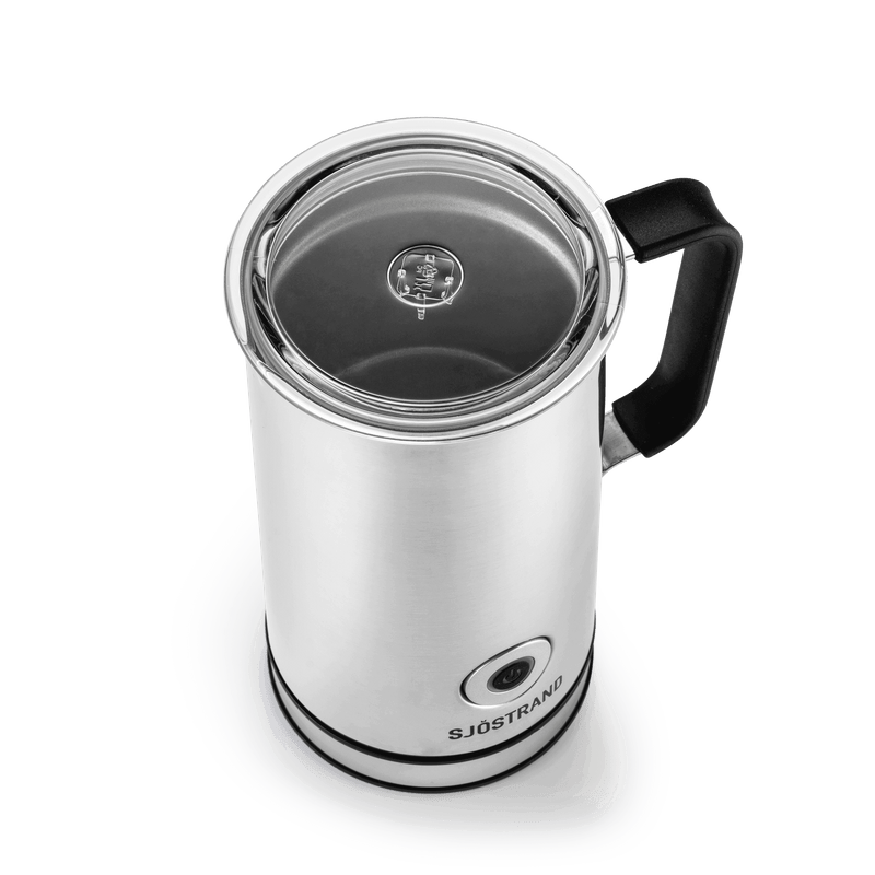 Espumador de leche de acero