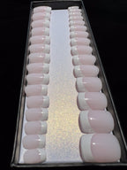 Künstliche Fingernägel - Milky French