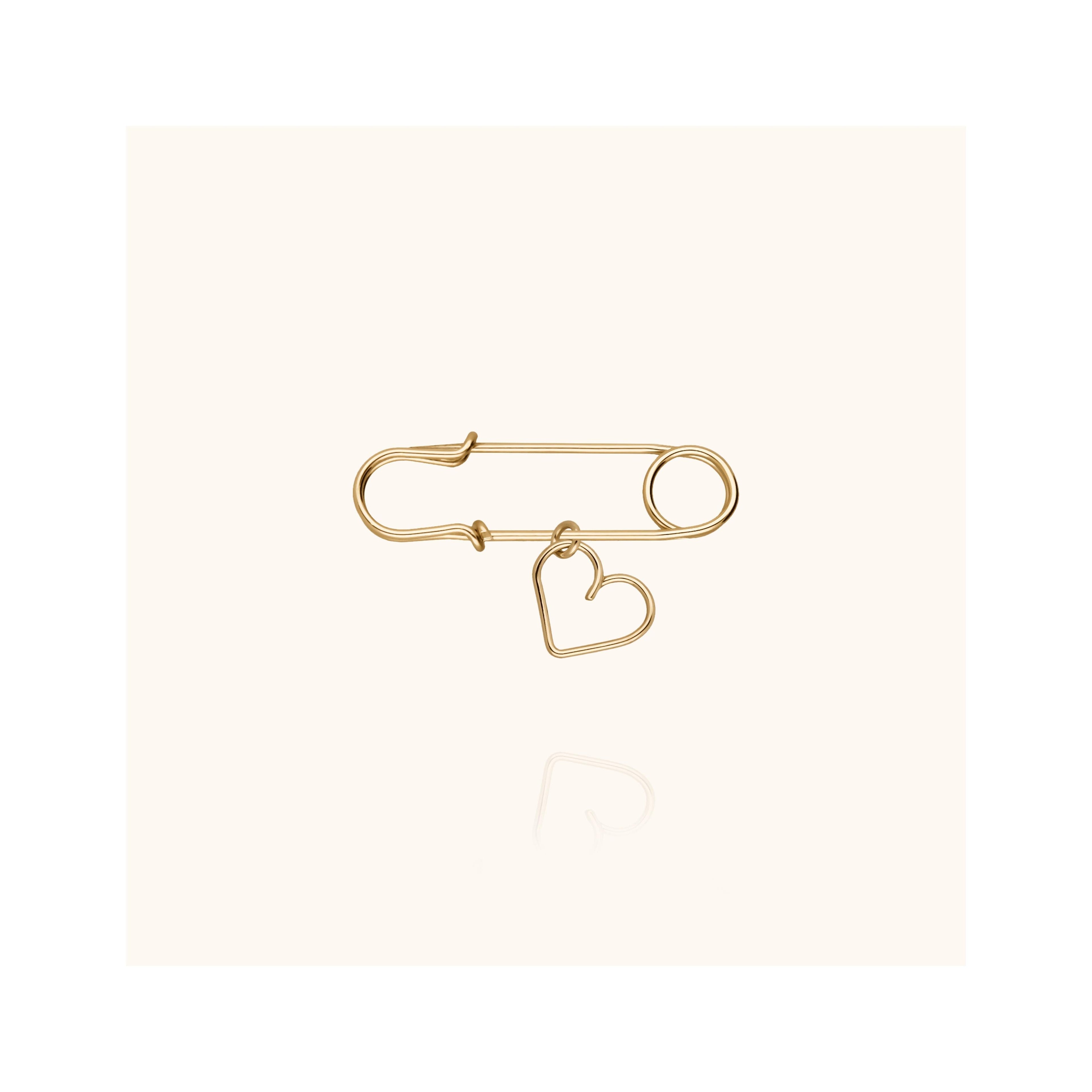 Mini Broche Charms - Coeur