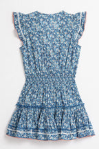 Robe Courte Anais - Blue Paquerette - Enfant
