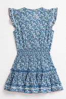 Robe Courte Anais - Blue Paquerette - Enfant