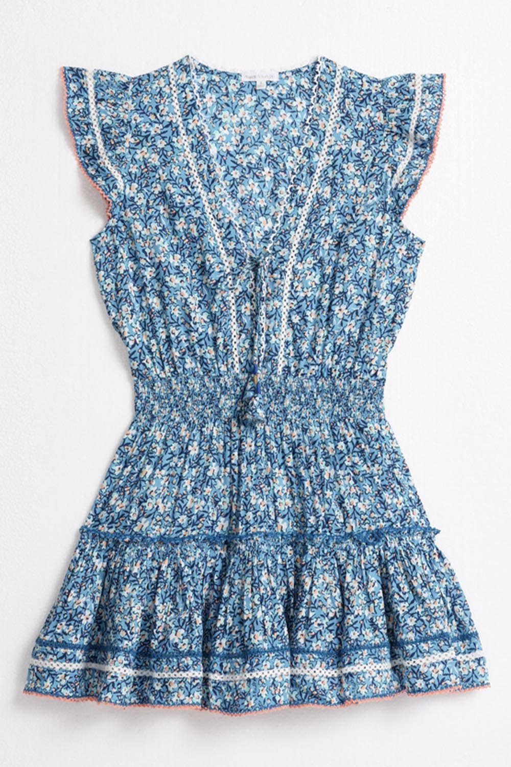 Robe Courte Anais - Blue Paquerette - Enfant