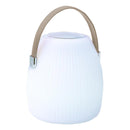 Mini luz portátil inalámbrica bluetooth musical LEB blanco/multicolor regulable MINI MAY PLAY H23cm con mando a distancia - REDDECO.com