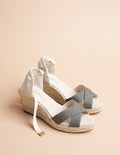 Espadrilles Minorque Ruban - Kaki - Femme