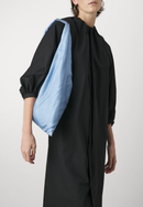 Mm6 Maison Margiela - Robe Midi Coton Noir - Femme