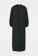 Mm6 Maison Margiela - Robe Midi Coton Noir - Femme