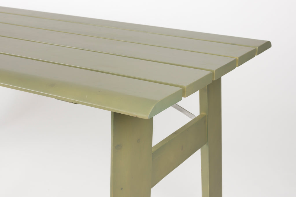 Avenue - Outdoor Table - Pine Wood - Sage Green/Green