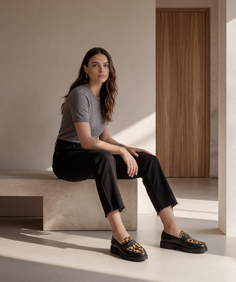 Mocassins Lilou Gomme - Noir
