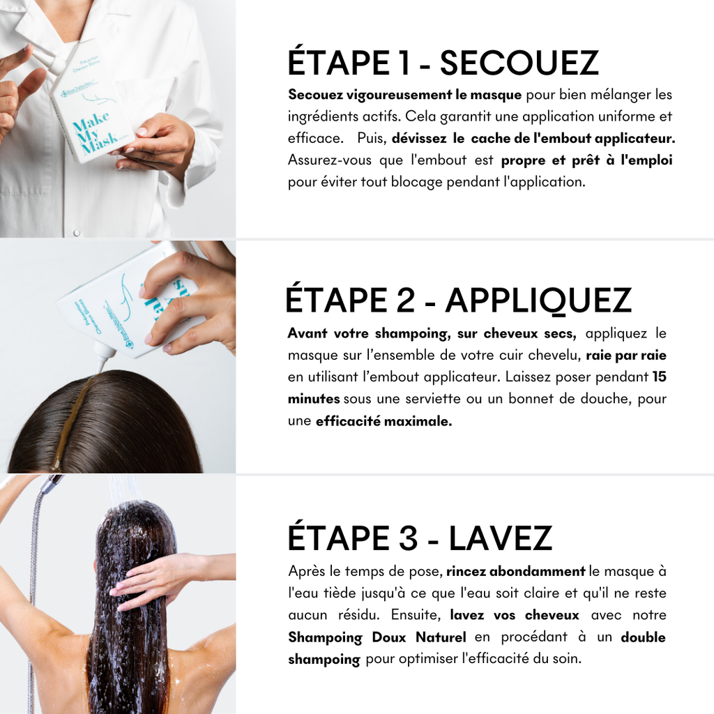 Tricho-detox mud instructions for use