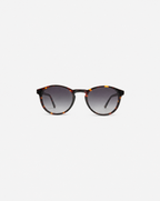 Lunettes de soleil Elie M Ecaille — monture pantos acétate, vue de face