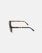 Lunettes de soleil Elie M Ecaille — monture pantos acétate, vue de profil