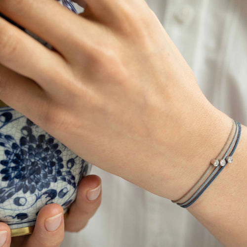 Mon Précieux Diamant  Bleu Gris  Femme