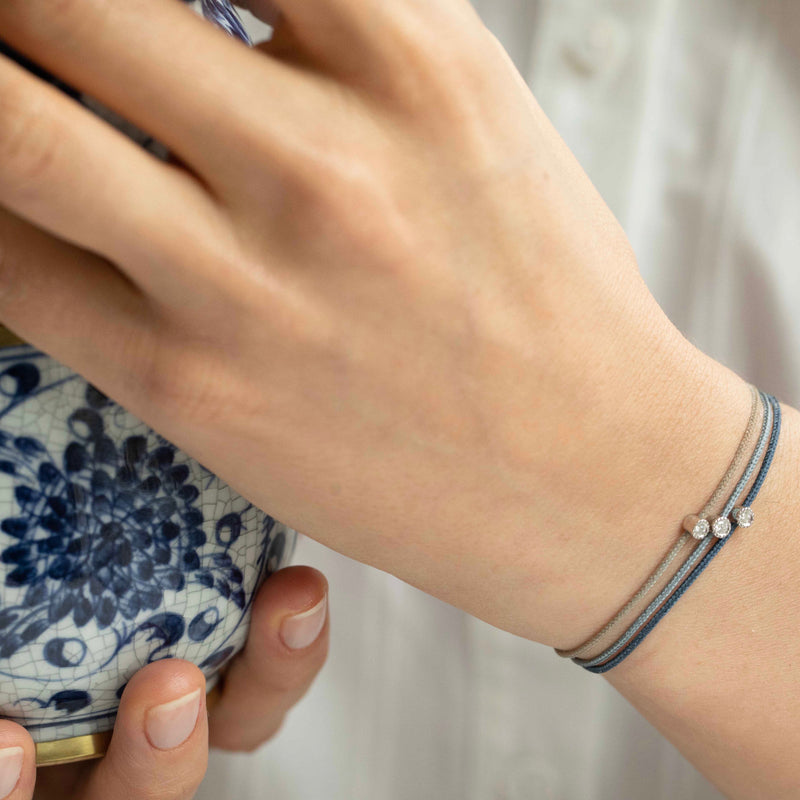 Mon Précieux Diamant  Bleu Gris  Femme