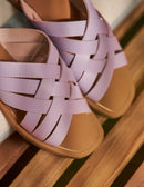 sandals Mona Plates - Lilac Leather