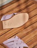 sandals Mona Plates - Lilac Leather