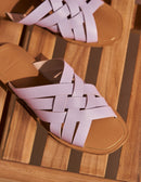 sandals Mona Plates - Lilac Leather