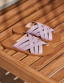 sandals Mona Plates - Lilac Leather