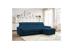 Reversible Corner Sofa Bed with Storage - 140x190 - Monaco - Corduroy
