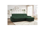Reversible Corner Sofa Bed with Storage - 140x190 - Monaco - Corduroy