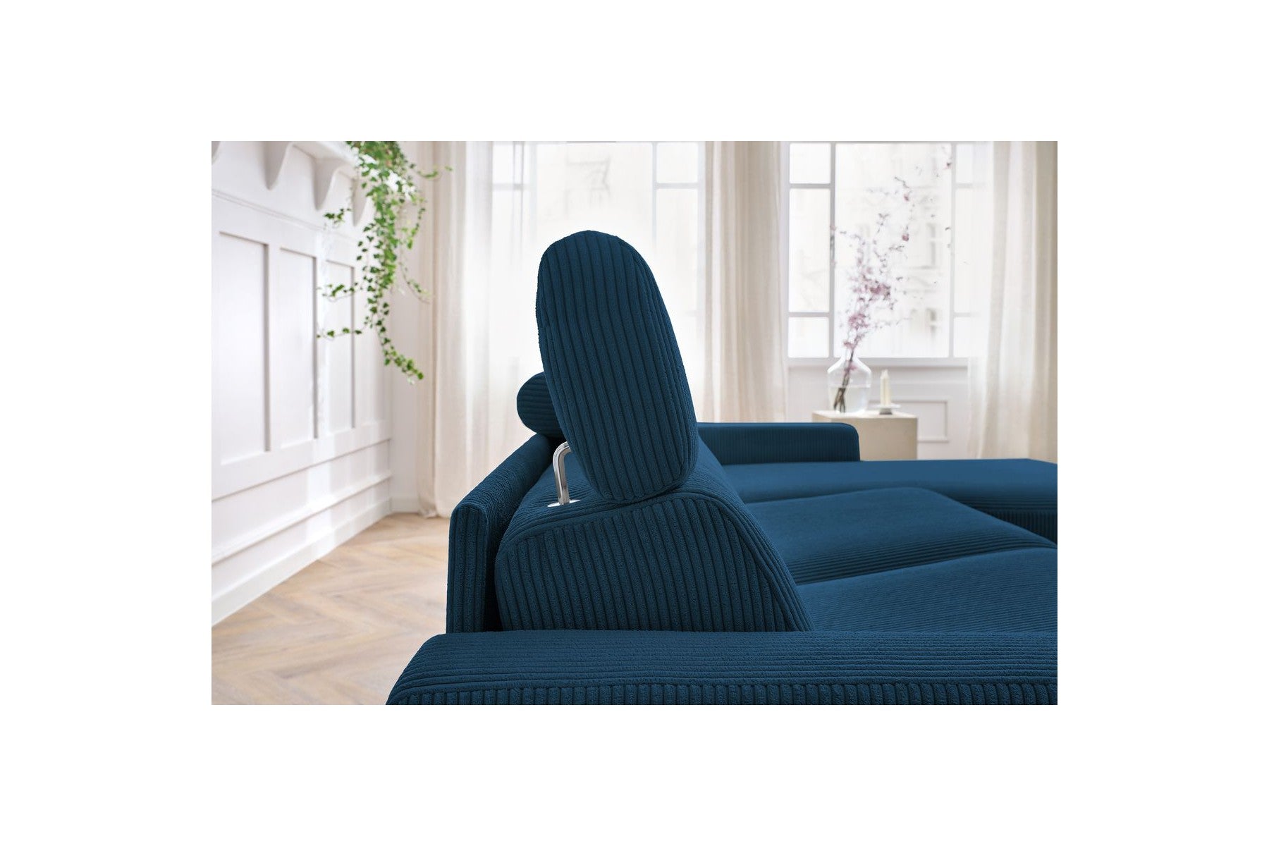 Reversible Corner Sofa Bed with Storage - 140x190 - Monaco - Corduroy