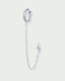 Monoboucle Earcuff Éclair - Blanc