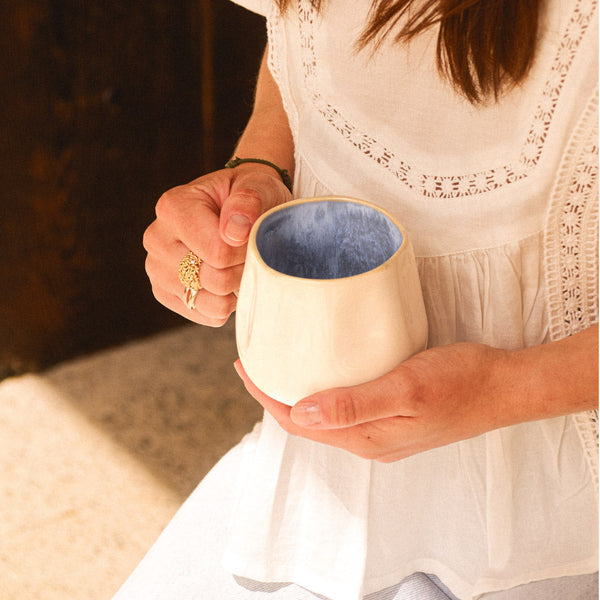 Gran Mug Onda - Cobalt Écume