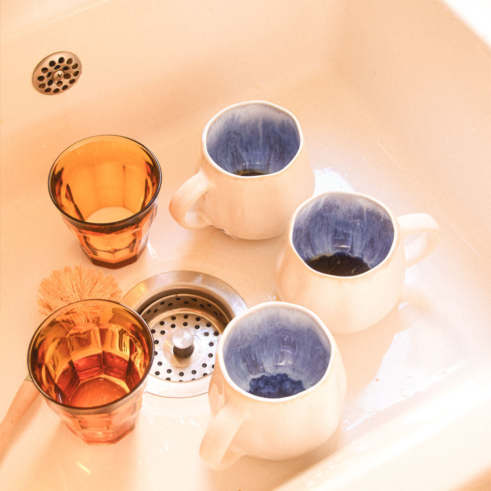 Grand Mug Onda - Cobalt Écume