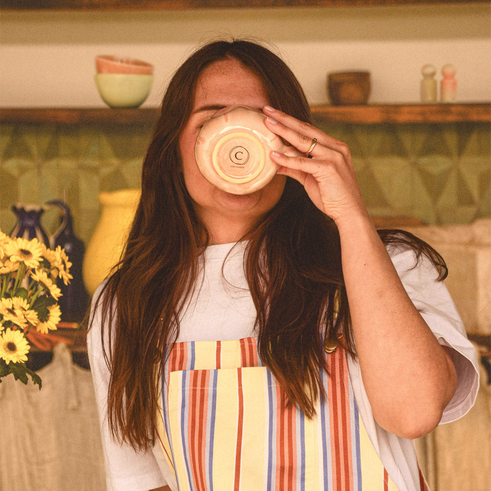 Grand Mug Onda - Rose Anémone