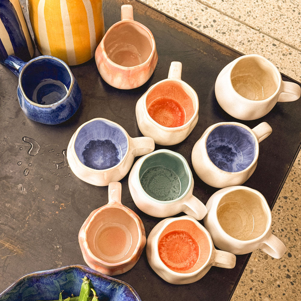 Grand Mug Onda - Corail Doré