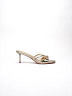 Mules À Talons Lou - Or