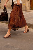 Mules Compensées Gia - Leopard