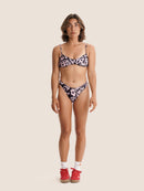 Bas De Maillot Femme Dark Flowers