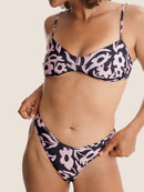 Bas De Maillot Femme Dark Flowers