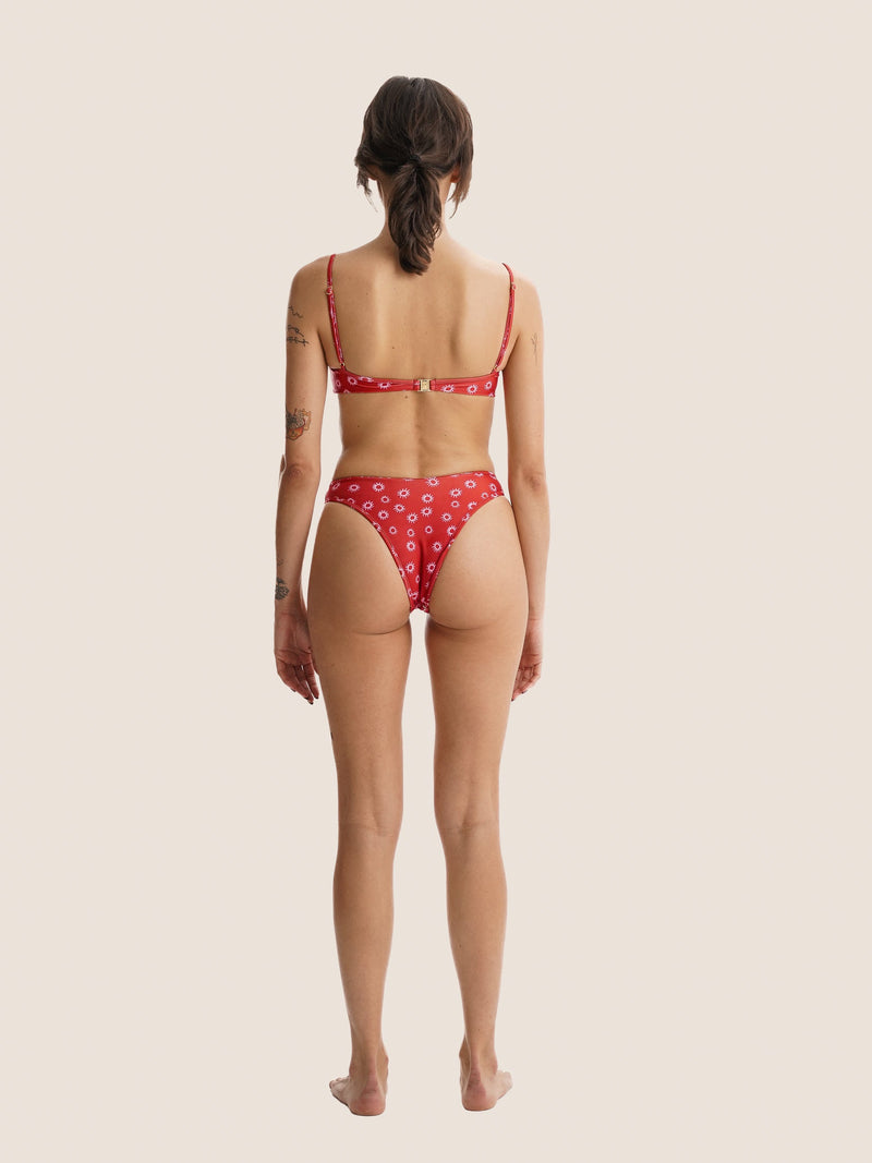 Haut De Maillot Femme Red Suns