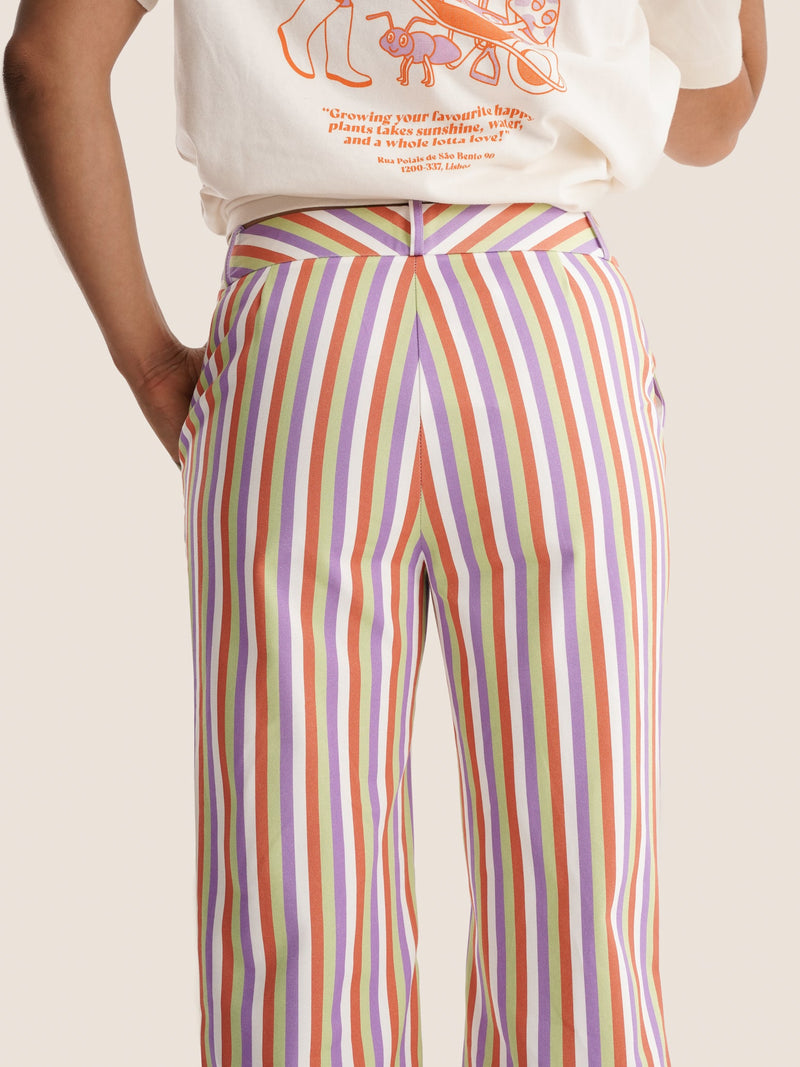 Pantalon Flared Striped V2