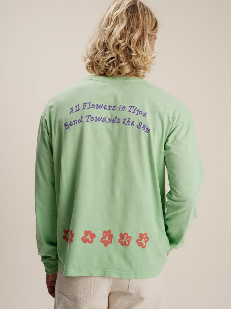 T-Shirt Green Tulip Longsleeve