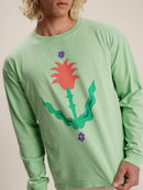 T-Shirt Green Tulip Longsleeve