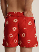 Short De Bain Homme Red Sun