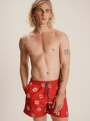 Short De Bain Homme Red Sun