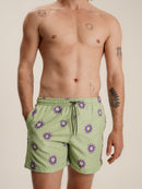 Short De Bain Homme Green Sun