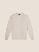 Pull Beige Knitted