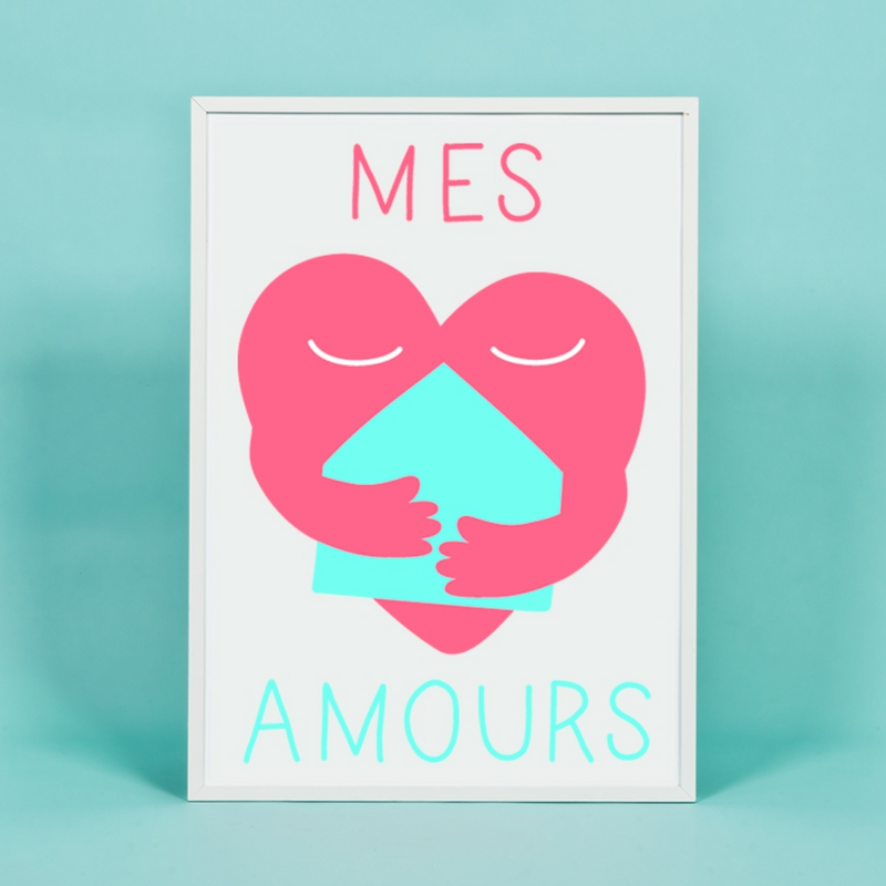 Mes amours - Affiche