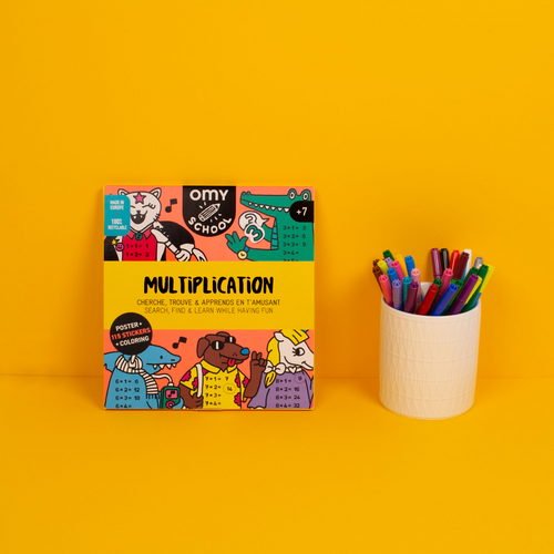Multiplications - Omy School -  - Poster + Stickers + Coloriage