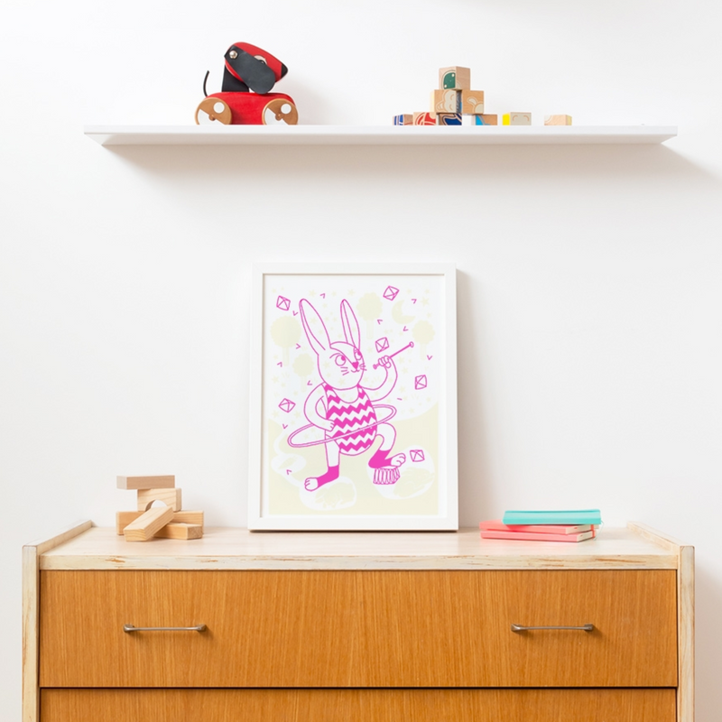 Bunny - Affiche Phosphorescente