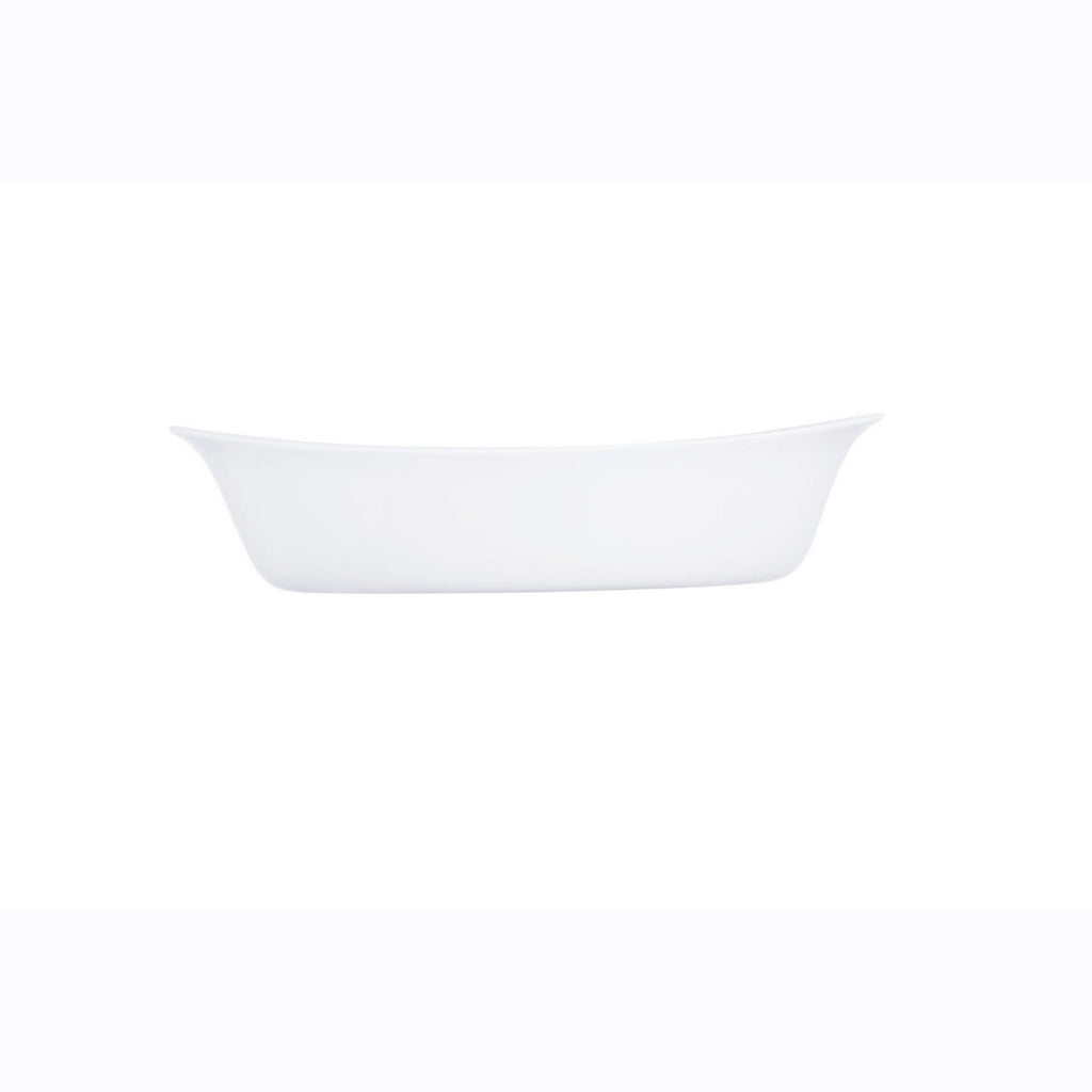 Smart Cuisine Carine - 2 Fuentes De Horno Ovaladas 21 X 250 °C - Ópalo Culinario Extra Ligero Y Resistente - Blanco - 13,5 cm - Luminarc