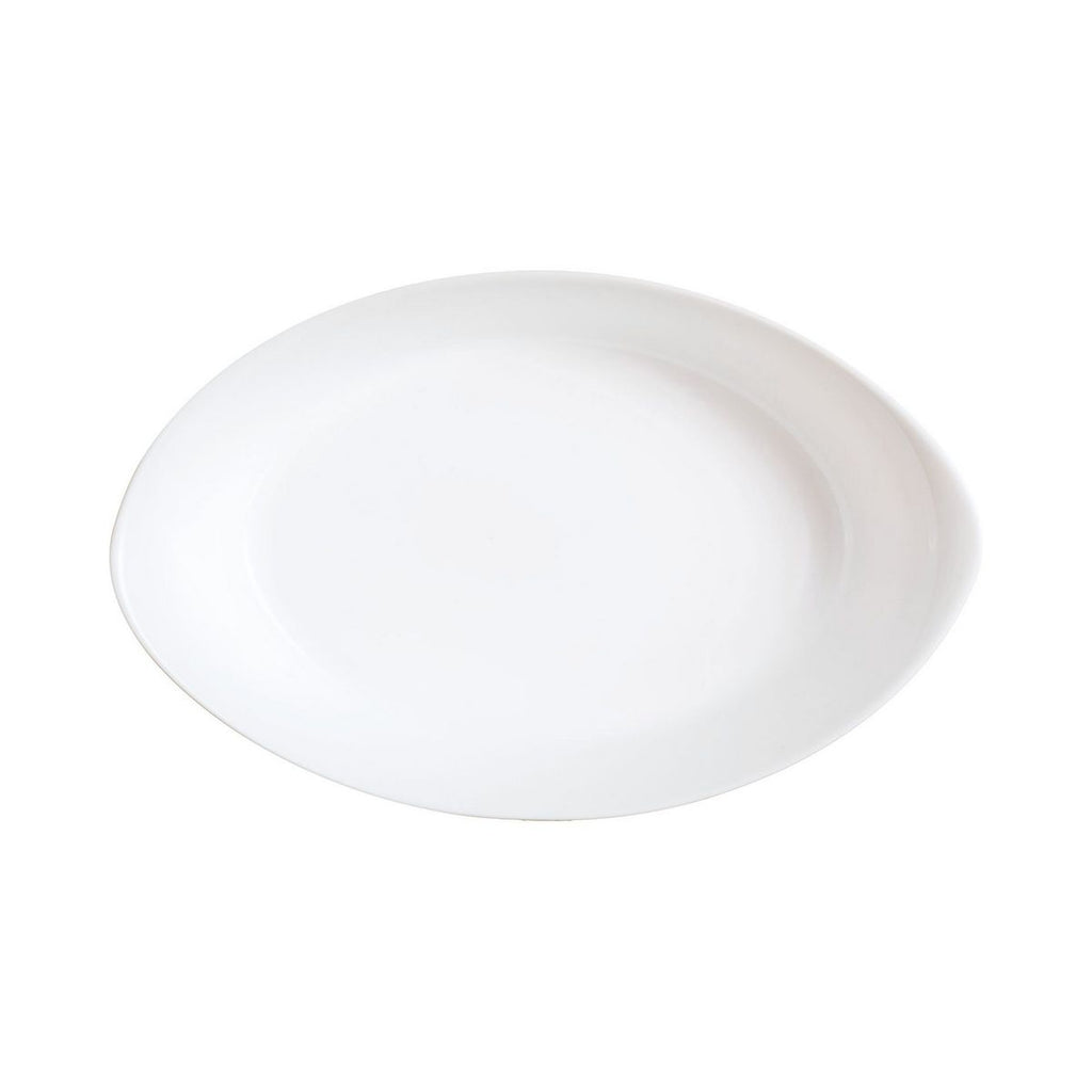 Smart Cuisine Carine - 2 Fuentes De Horno Ovaladas 21 X 250 °C - Ópalo Culinario Extra Ligero Y Resistente - Blanco - 13,5 cm - Luminarc