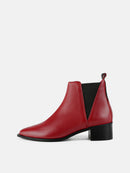 Northern Star Ankle Boots - Red
