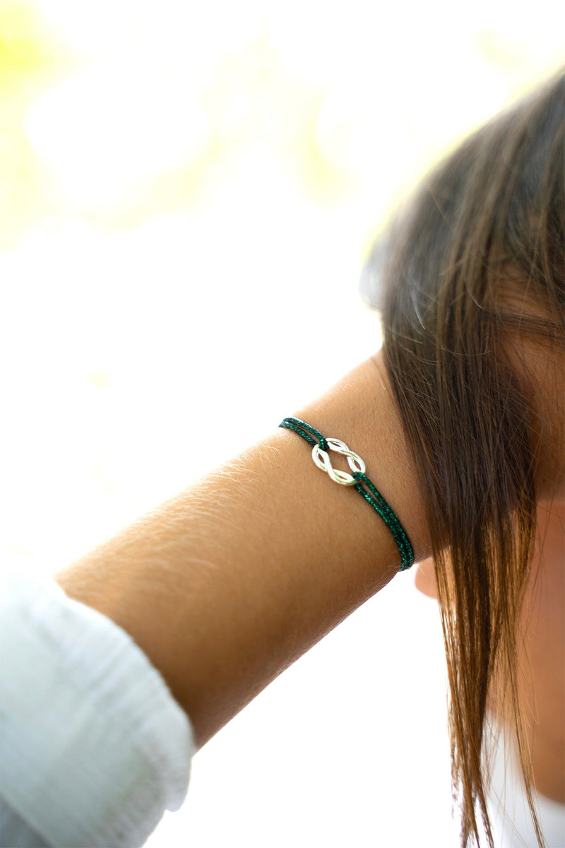 Bracelet Punta - Bleu Marine Pailleté